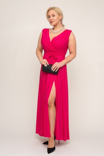 Fuchsia FIANCO Maxi Dress