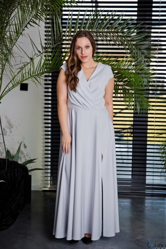 Grey LOREDANA Plus Size Dress