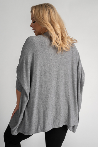 Grey Oversize Sweater NELVI