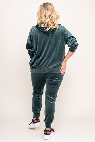 Grey Velour Tracksuit Set KARMENIO