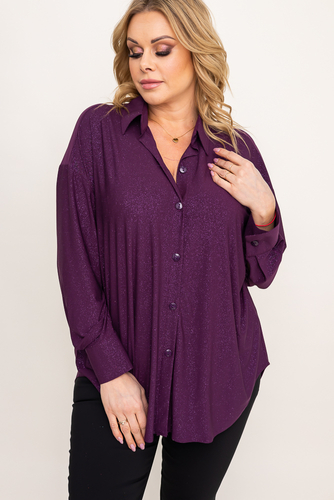 Heather oversize shirt DEMENO