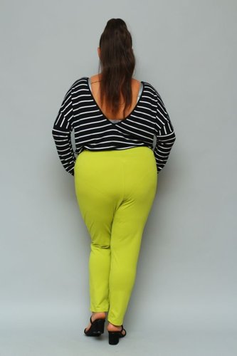 Lime LOTARIO Plus Size Pants