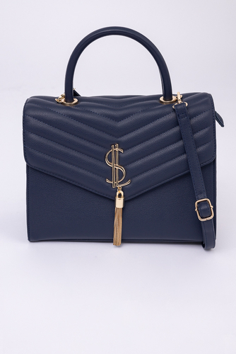 Navy blue DEMI Handbag