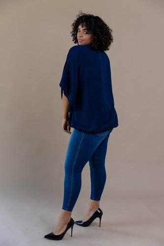 Navy blue ETERNAL blouse