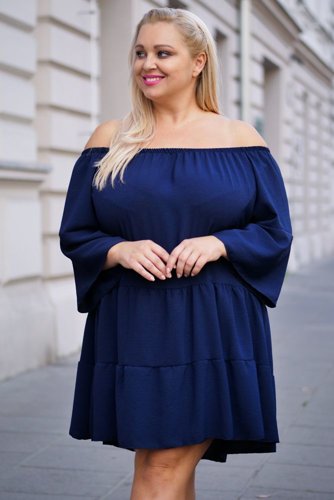 Navy blue FISKARI tunic