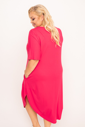 Pink SPINER Plus Size Dress