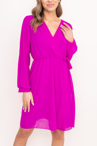 Raspberry Elegant Dress PERLA