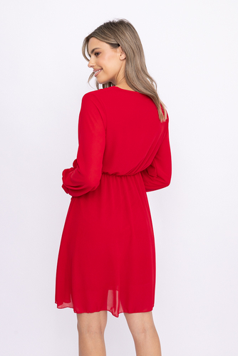 Raspberry Elegant Dress PERLA