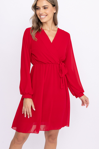 Raspberry Elegant Dress PERLA