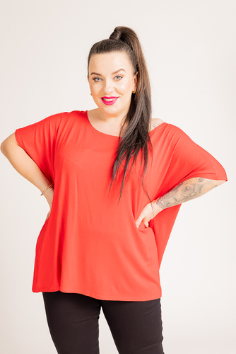 Red Blouse by MALPEZA