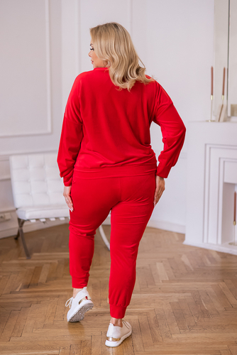 Red MENTIO Tracksuit