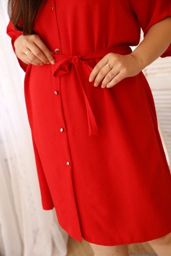 Red POWER dress