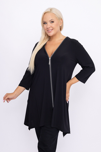 Red WOLTRA Plus Size Tunic