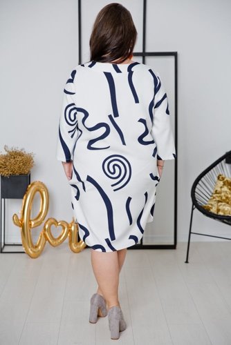 White ATTIMA Plus Size Tunic