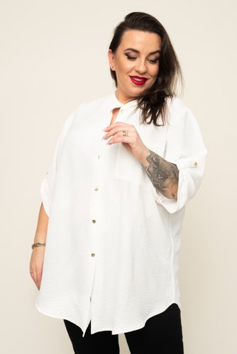 White Shirt with collar LERIA