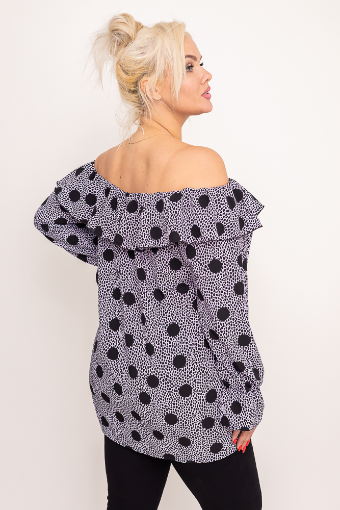 Blusa negra Wzór 3