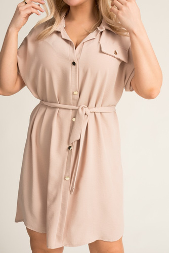  Beige GORTIA Shirt Dress