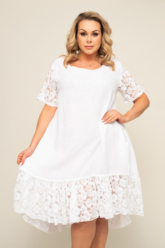  White Linen Dress MONTANY