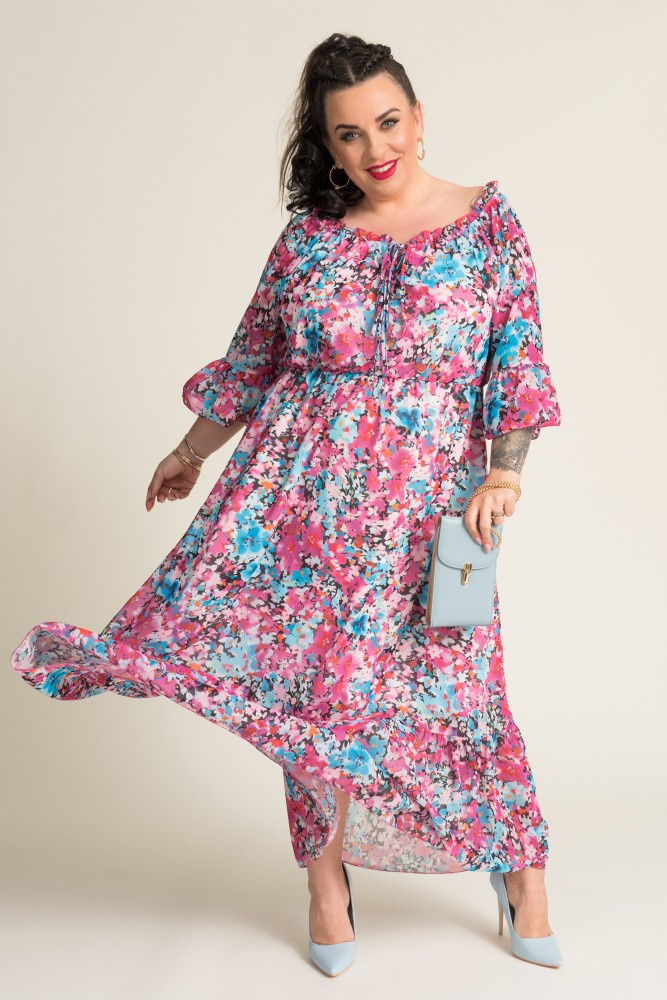  GALIO floral dress Pattern 1
