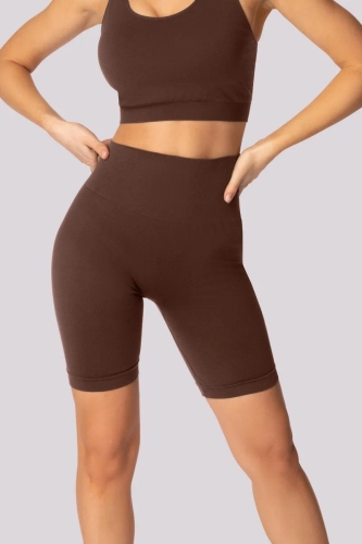 Kaffee-Biker-Shorts