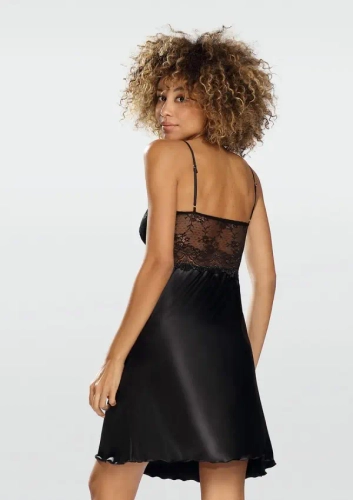 Black Satin Petticoat