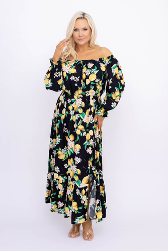 Sukienka maxi VERMI Wzór 19