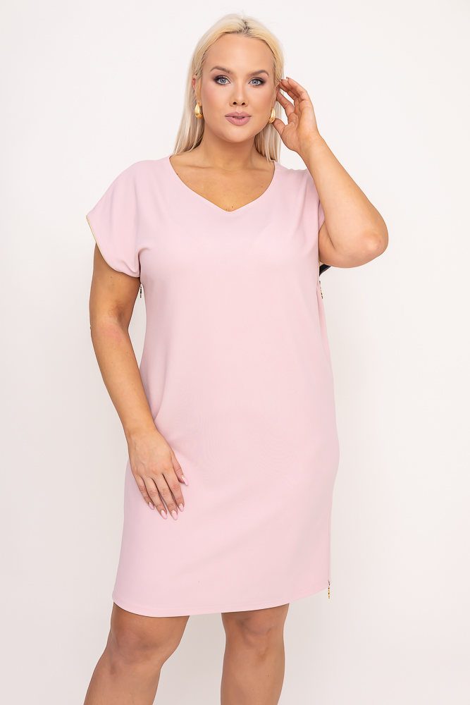 Robe rose poudré