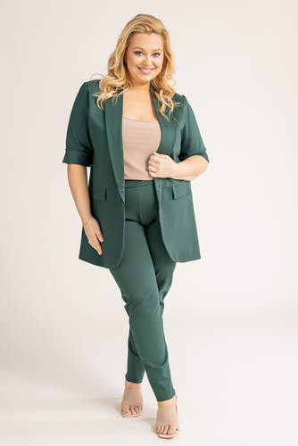 Butelkowozielona Marynarka