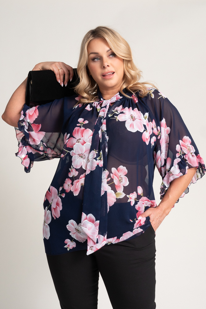  JACQUIN chiffon blouse