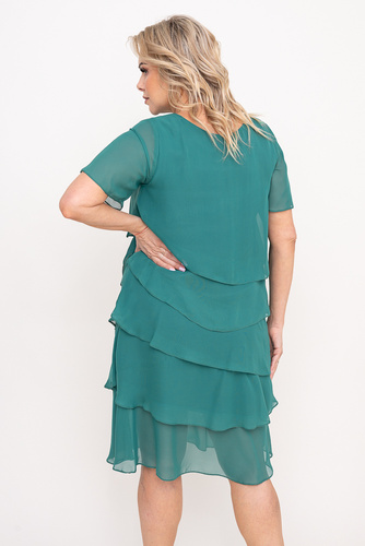 Navy Blue ORINA Plus Size Dress  