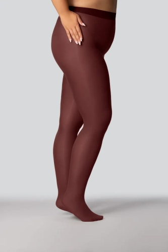 Rajstopy ELIZABETH I Plus Size OBSIDIAN