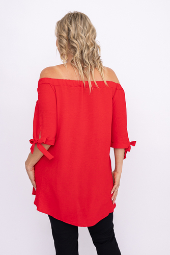 Rød bluse