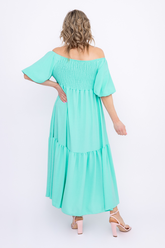 Miętowa Sukienka FINURI