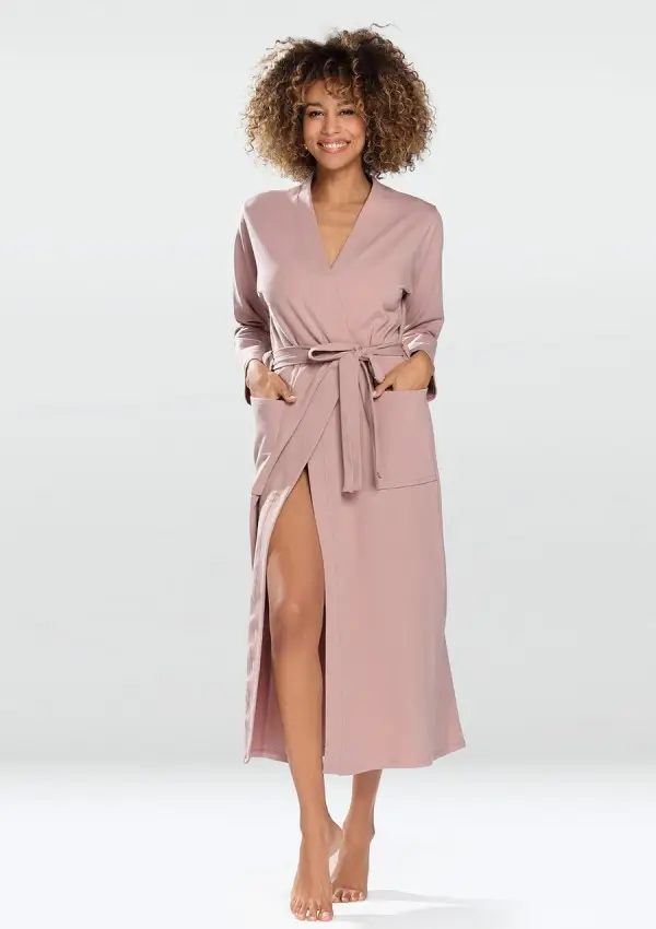 Powder Cotton Bathrobe