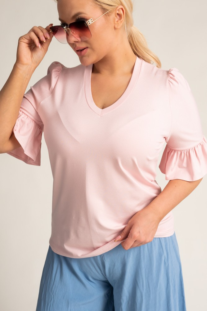 Powder Pink Blouse MALIO