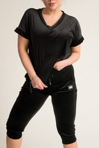  Black MILKIN Velour Set