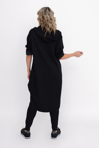 Czarna Bluza z kapturem