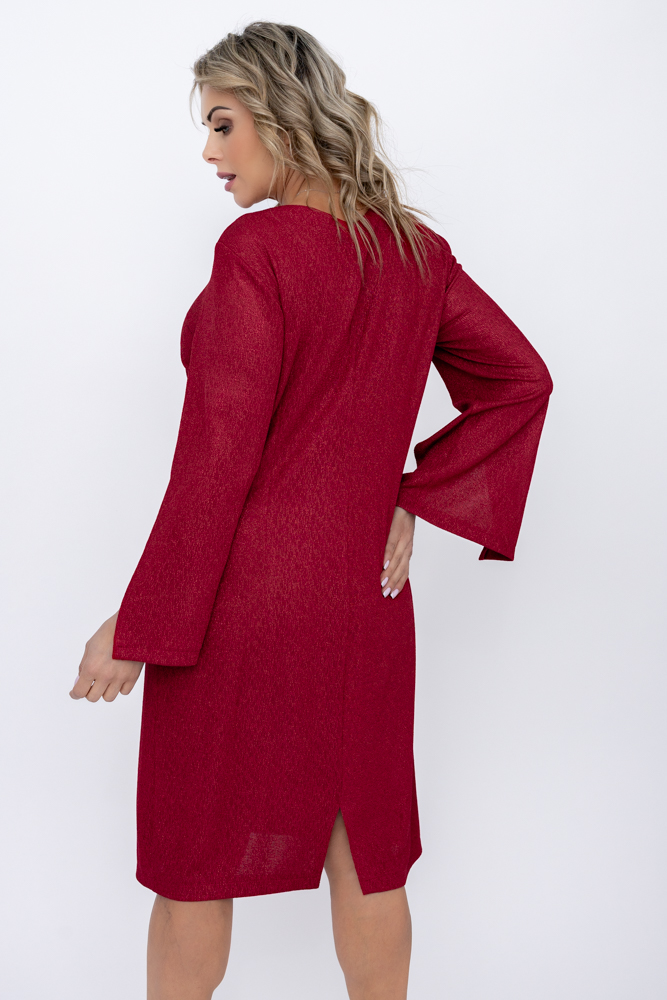 Rochie Maroon Glitter