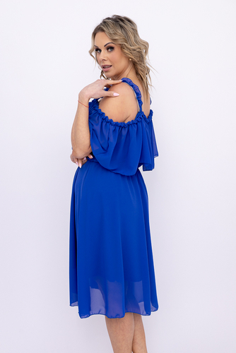 Chabrowa Sukienka szyfonowa SEMENTIA