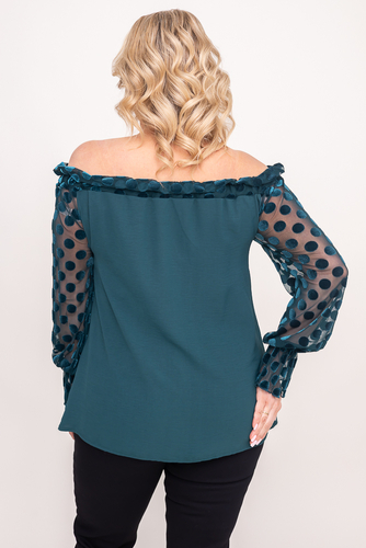 Grønn bluse