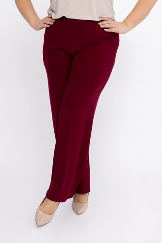 Bordowe Spodnie