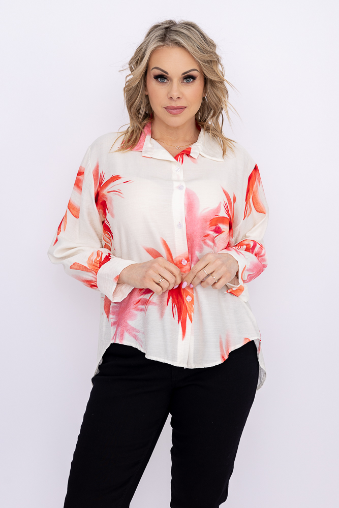  Koszula w kwiaty RITERIA Wzór 4