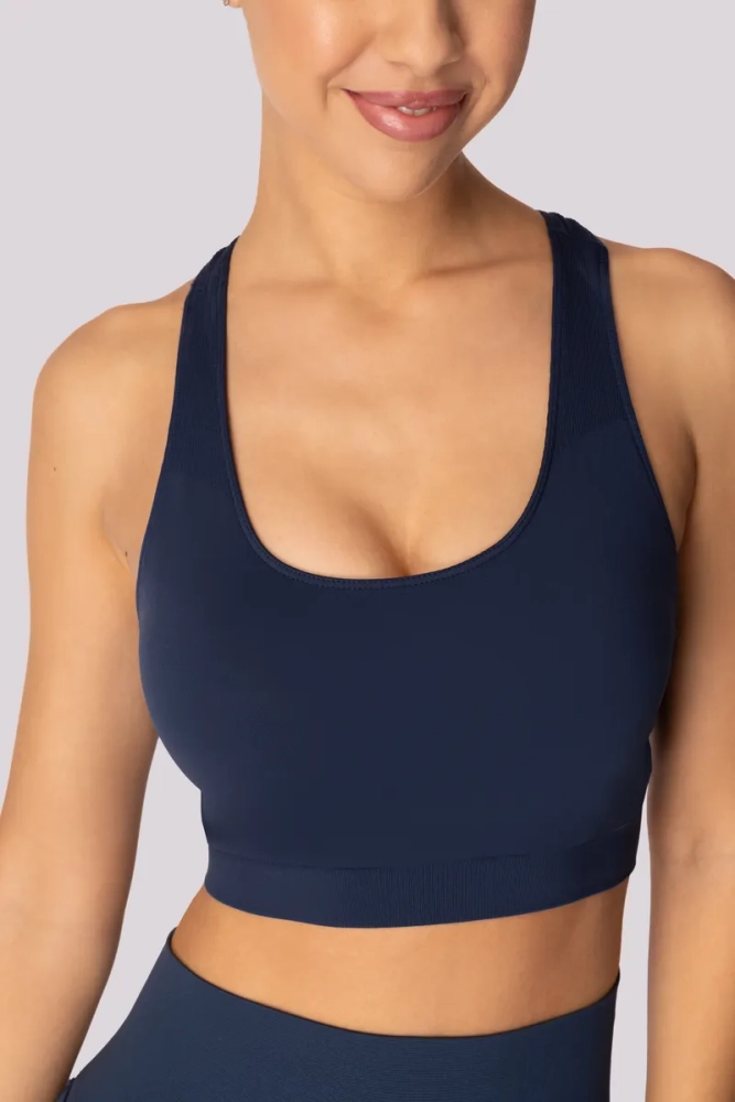 Granatowy Top