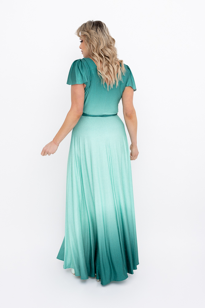 Rochie din brocart floarea porumbului