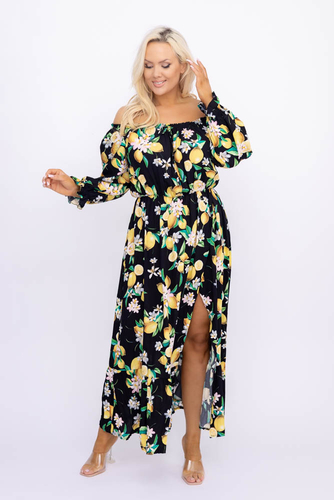 Sukienka maxi VERMI Wzór 19