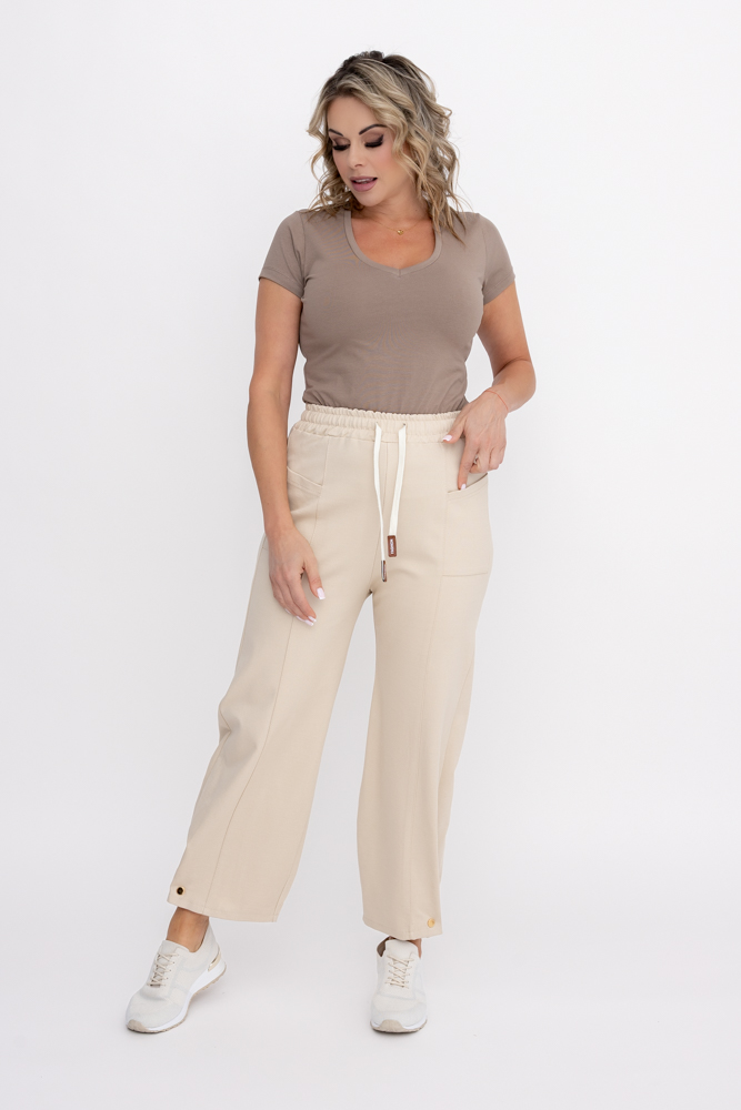 Pantalon de survêtement sable