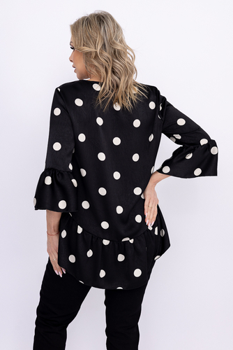 Blusa con volante Wzór 4