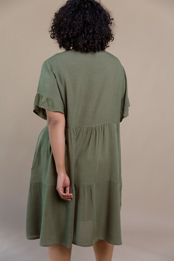 Green WIND dress