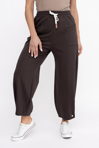 Pantalon de survêtement en chocolat