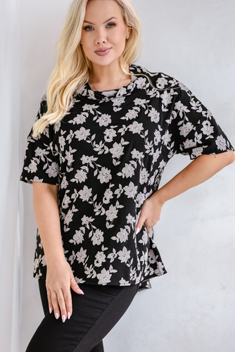 Svart bluse